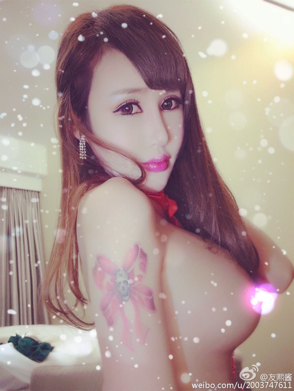 G罩美胸 火爆的辣子 友熙酱 微博自拍破解私密图片 2